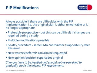 Pip Ema Outsourcing Paediatric Investigation Plans | PDF