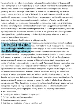 Outsourcing Strategy Risks Outsourcing strategy is the process of .pdf