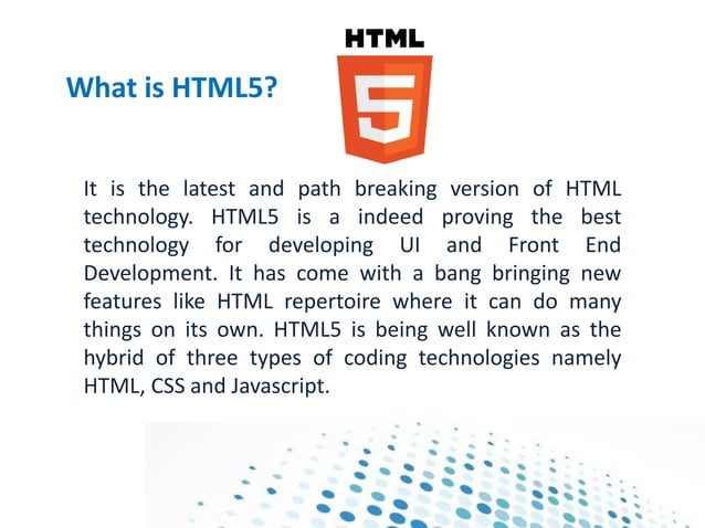The Difference between HTML, XHTML & HTML5 for Beginners | PPTX | Web ...