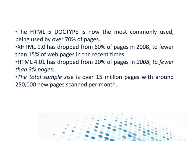 The Difference between HTML, XHTML & HTML5 for Beginners | PPTX | Web ...