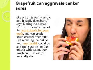 Outstanding health benefits of grape fruit A series of Presentation By ...