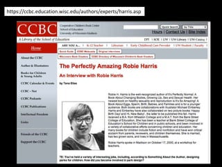 https://ccbc.education.wisc.edu/authors/experts/harris.asp
 