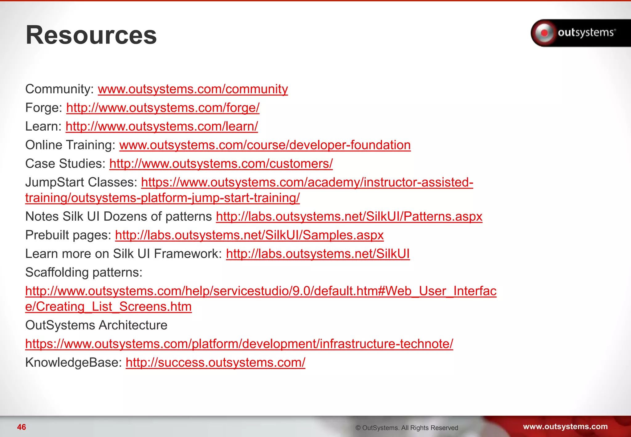 OutSystems: A more efficient way to build apps! | PPTX