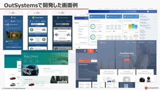 © OutSystems. All Rights Reserved
OutSystemsで開発した画面例
 