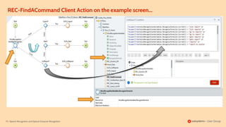 75 | Speech Recognition and Optical Character Recognition
REC-FindACommand Client Action on the example screen...
 