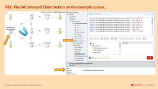 81 | Speech Recognition and Optical Character Recognition
REC-FindACommand Client Action on the example screen...
 