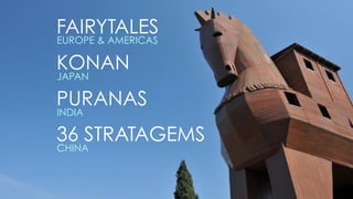 EUROPE & AMERICAS
FAIRYTALES
JAPAN
KONAN
INDIA
PURANAS
CHINA
36 STRATAGEMS
 