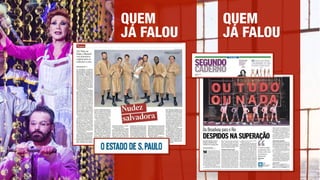 QUEM
JÁ FALOU
QUEM
JÁ FALOU
 