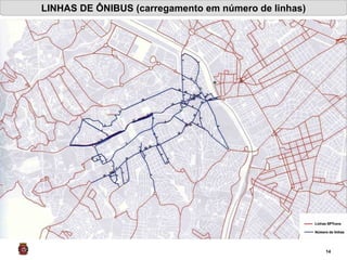 LINHAS DE ÔNIBUS (carregamento em número de linhas) 