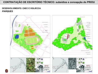 CONTRATAÇÃO DE ESCRITÓRIO TÉCNICO: subsídios e concepção do PRIOU DESENVOLVIMENTO: CNEC E VIGLIECCA PARQUES 