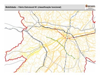 Mobilidade – Viário Estrutural N1 (classificação funcional)
 