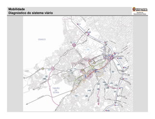 Mobilidade
Diagnóstico do sistema viário
 
