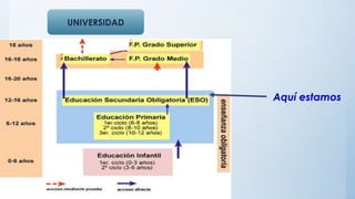 UNIVERSIDAD
Aquí estamos
 
