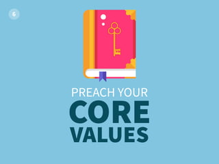 PREACH YOUR
CORE
VALUES
 