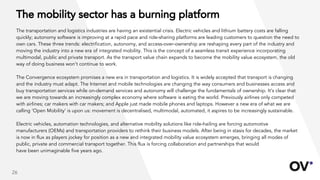 The mobility sector has a burning platform
The transportation and logistics industries are having an existential crisis. E...