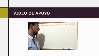 VIDEO DE APOYO
 