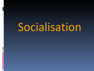 Socialisation 