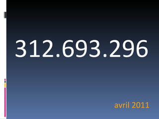 312.693.296 avril 2011 