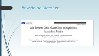 Revisão de Literatura
 