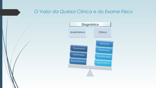 O Valor da Queixa Clínica e do Exame Físico
 