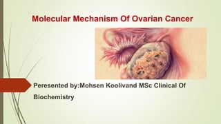 Peresented by:Mohsen Koolivand MSc Clinical Of
Biochemistry
Molecular Mechanism Of Ovarian Cancer
 