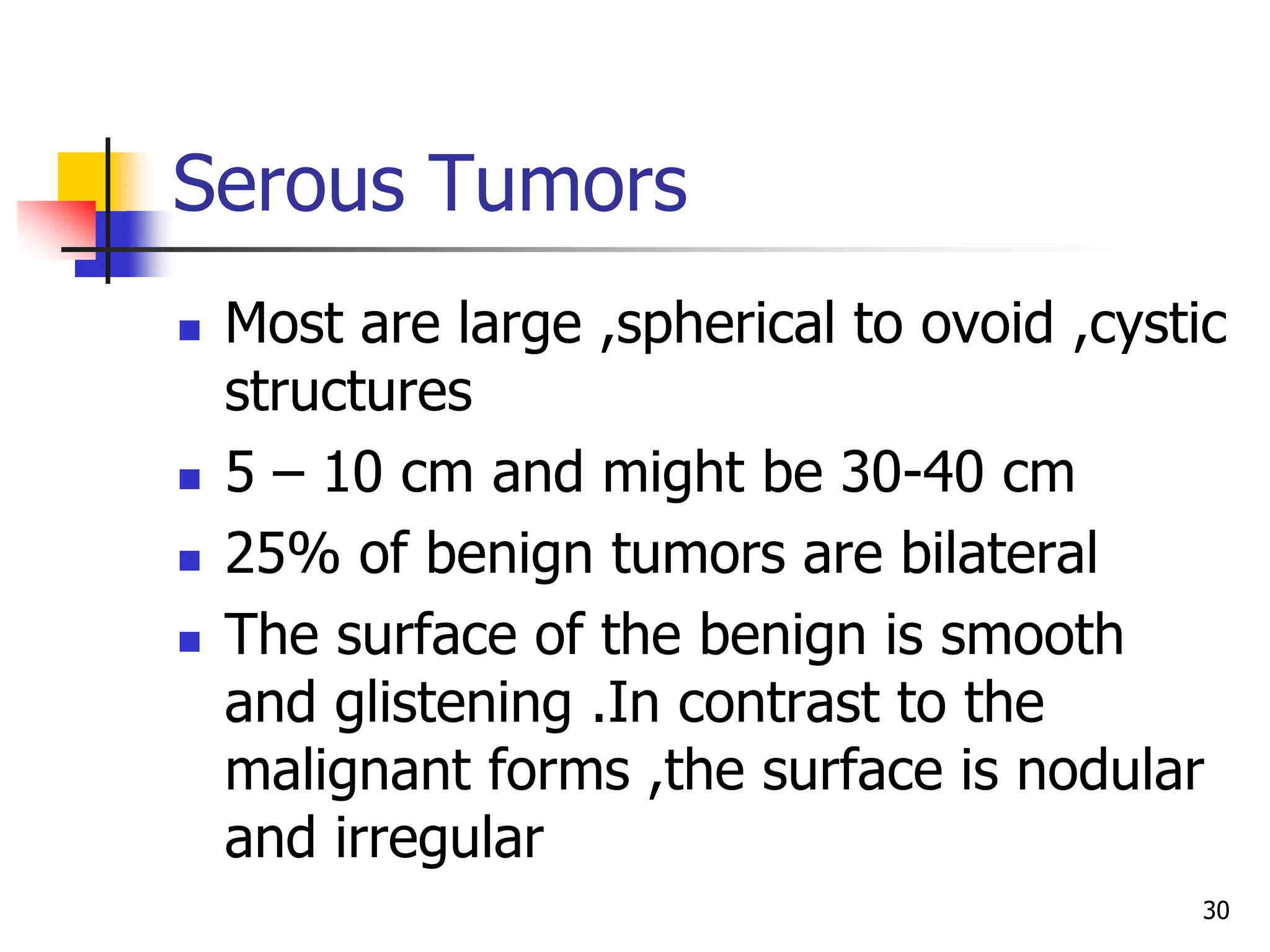 Ovarian cyst and tumors 2009.ppt