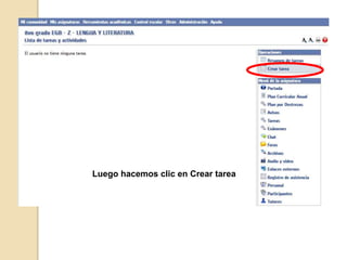 Luego hacemos clic en Crear tarea
 