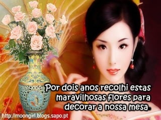 Isto porque eu
sempre soube
que em ti havia
uma rachadura,
então plantei
sementes do teu
lado e a cada dia
que fazia este
percurso tu
regavas as
sementes.
 