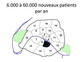 6.000 à 60.000 nouveaux patients par an