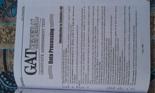 GAT General book Part 03 data processing | PDF