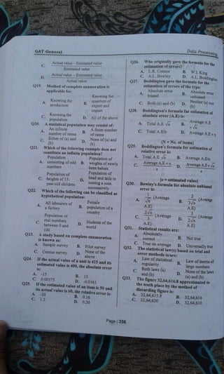 GAT General book Part 03 data processing