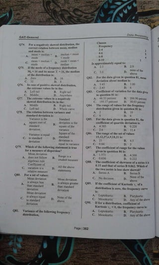 GAT General book Part 03 data processing