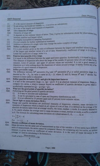 GAT General book Part 03 data processing