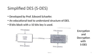 Simplified Data Encryption Standard (S-DES).pptx