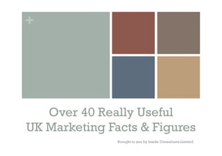 +




   Over 40 Really Useful
UK Marketing Facts & Figures
               Brought to you by Inside Consultants Limited
 