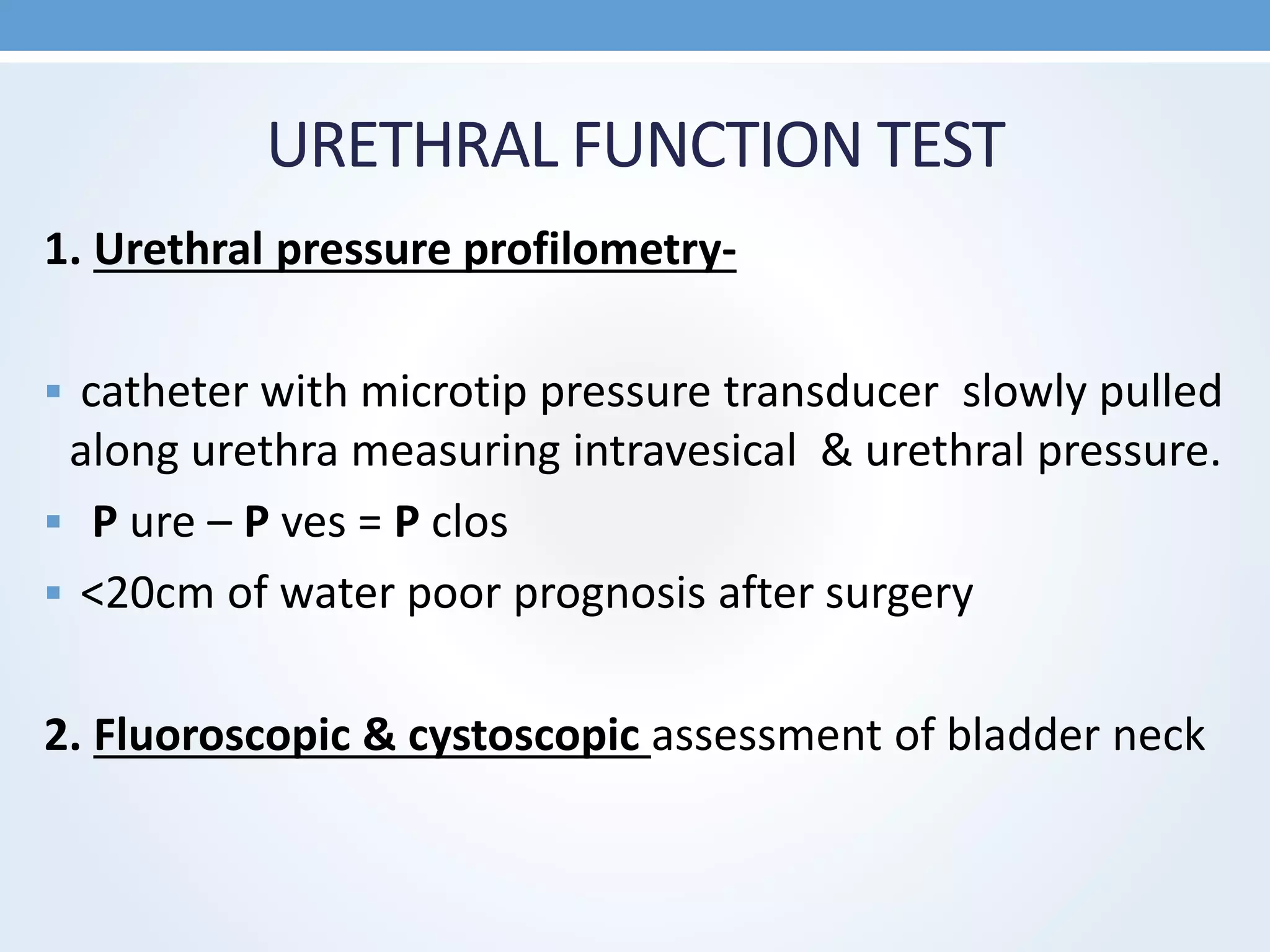 Overactive bladder | PPTX