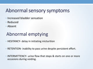 Overactive bladder | PPTX