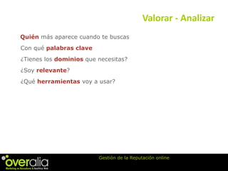 Gestiona la Reputación de tu Marca Online