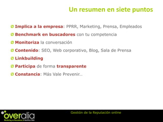 Gestiona la Reputación de tu Marca Online