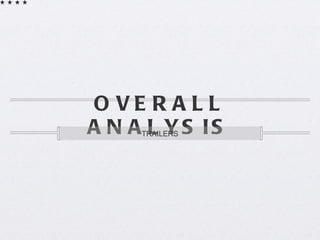 OVERALL ANALYSIS ,[object Object]