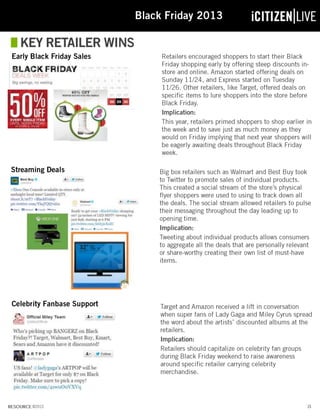 Black Friday 2013 Report