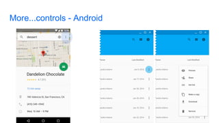 More...controls - Android
 