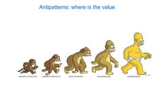 Antipatterns: where is the value
 