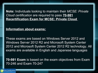 Pass4sure 70-246 Exam Dumps | PPT | Cloud Computing | Internet