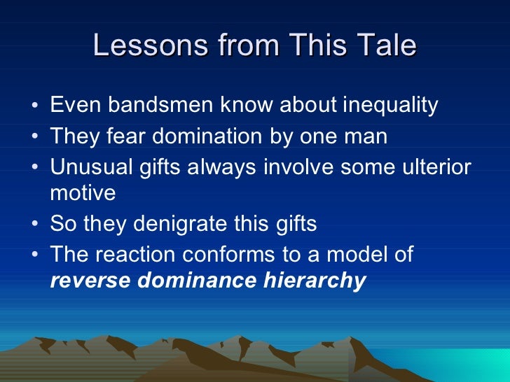 what is a reverse dominance hierarchy