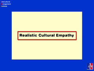 Intercultural
Management
Institute
 