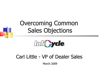 Overcoming the Top Sales Objections