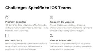 Overcoming Key Challenges in iOS and Web Development Team Building | PDF