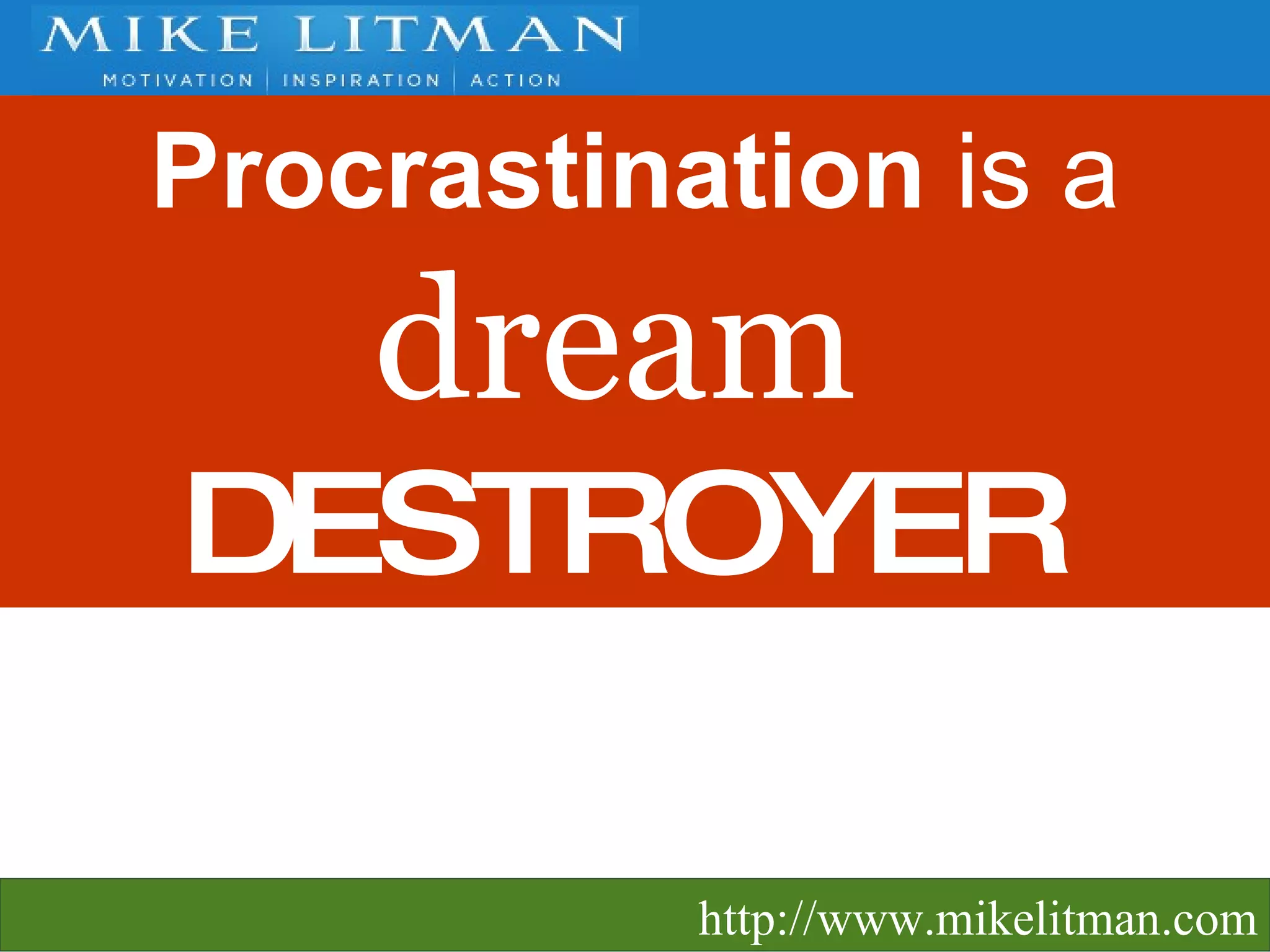 Overcoming Procrastination | PPT