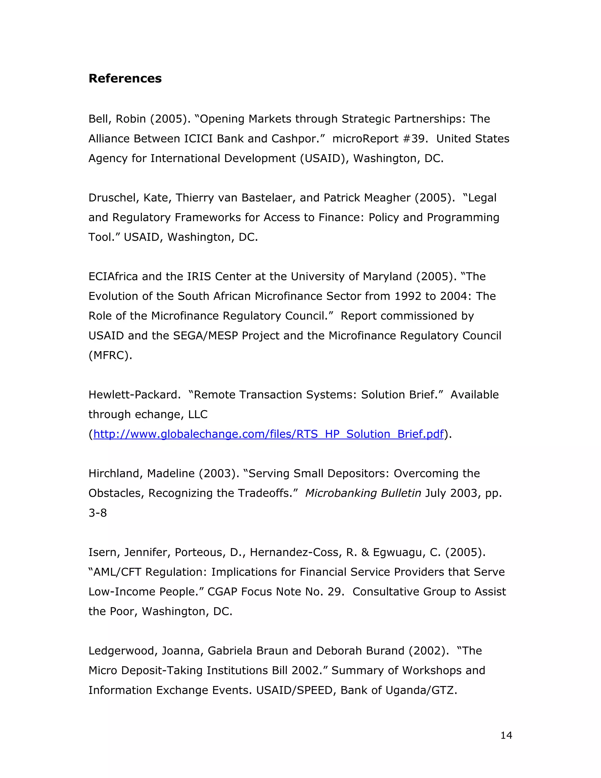 Overcoming Regulatory And Legal Constraints To Savings Mobilization Written By